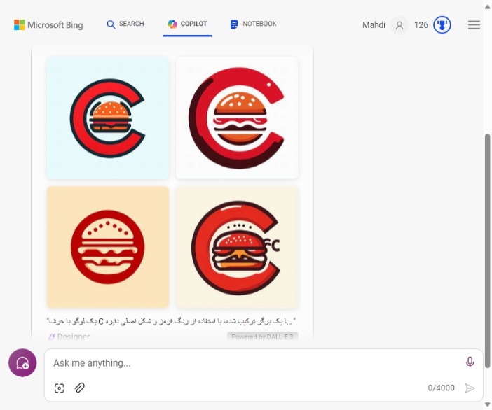 طراحی لوگوی رستوران با هوش مصنوعی